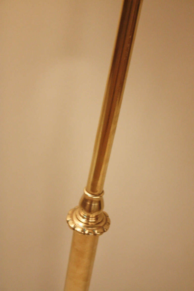 Mid-Century Bronze Floor Lamp 2