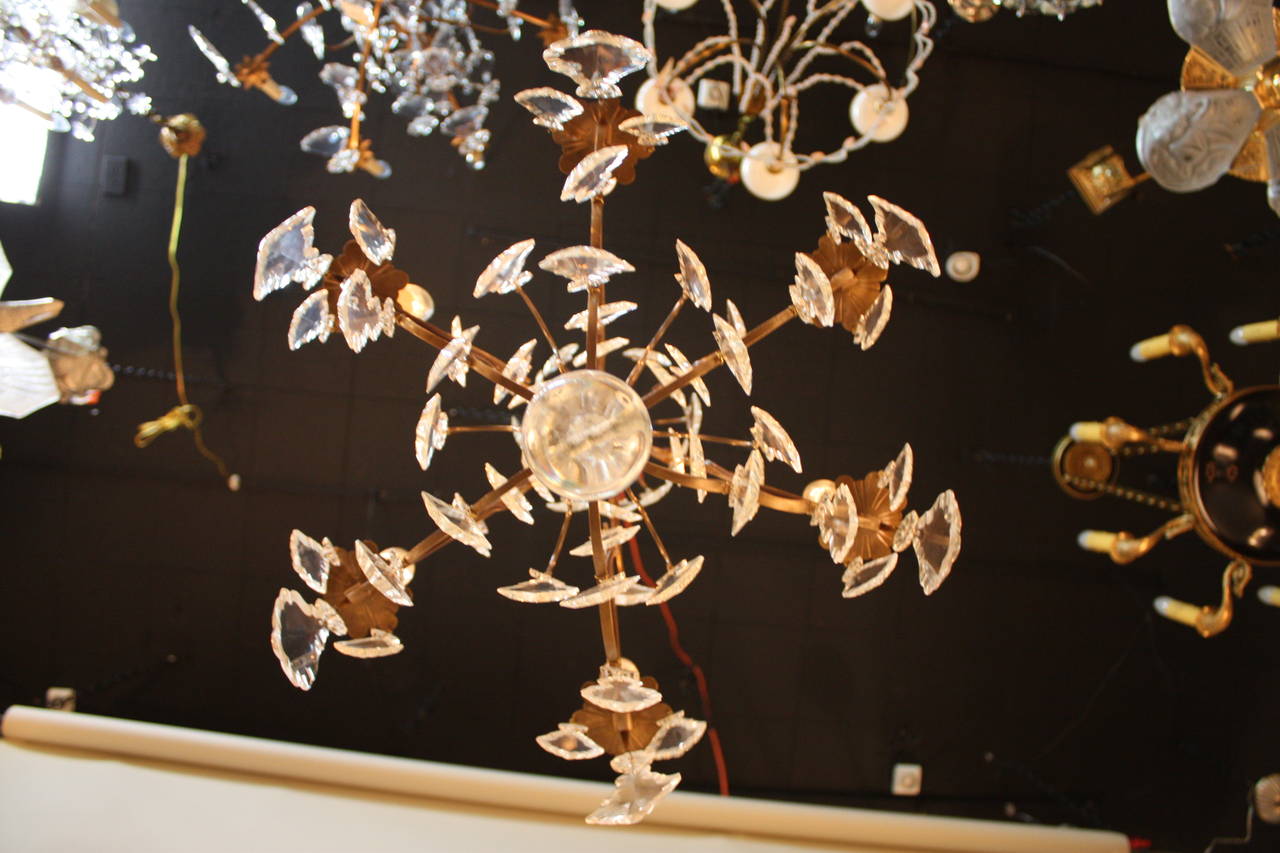 Early 20th Century French Crystal Chandelier