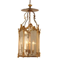 19th c. Hanging Lantern Fixture