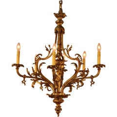 19 Century French Bronze Chandelier