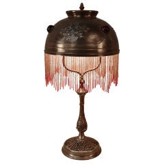 19th c. Bronze French Lamp