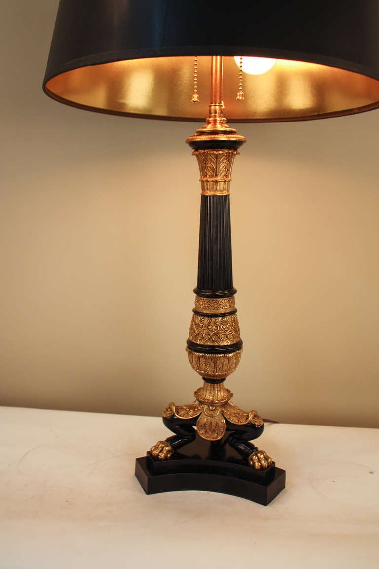 French 19th c. Empire Table Lamp