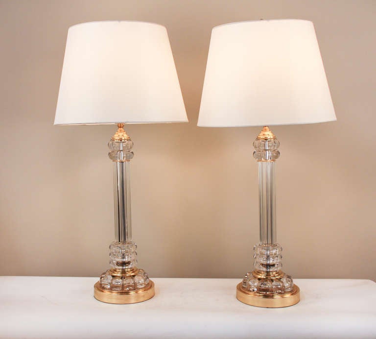 Mid-20th Century Pair of Mid-Century Table Lamps by Paul Hanson