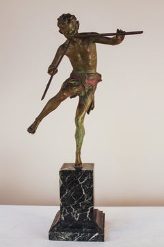 Pan Bronze Sculpture by Broudt
