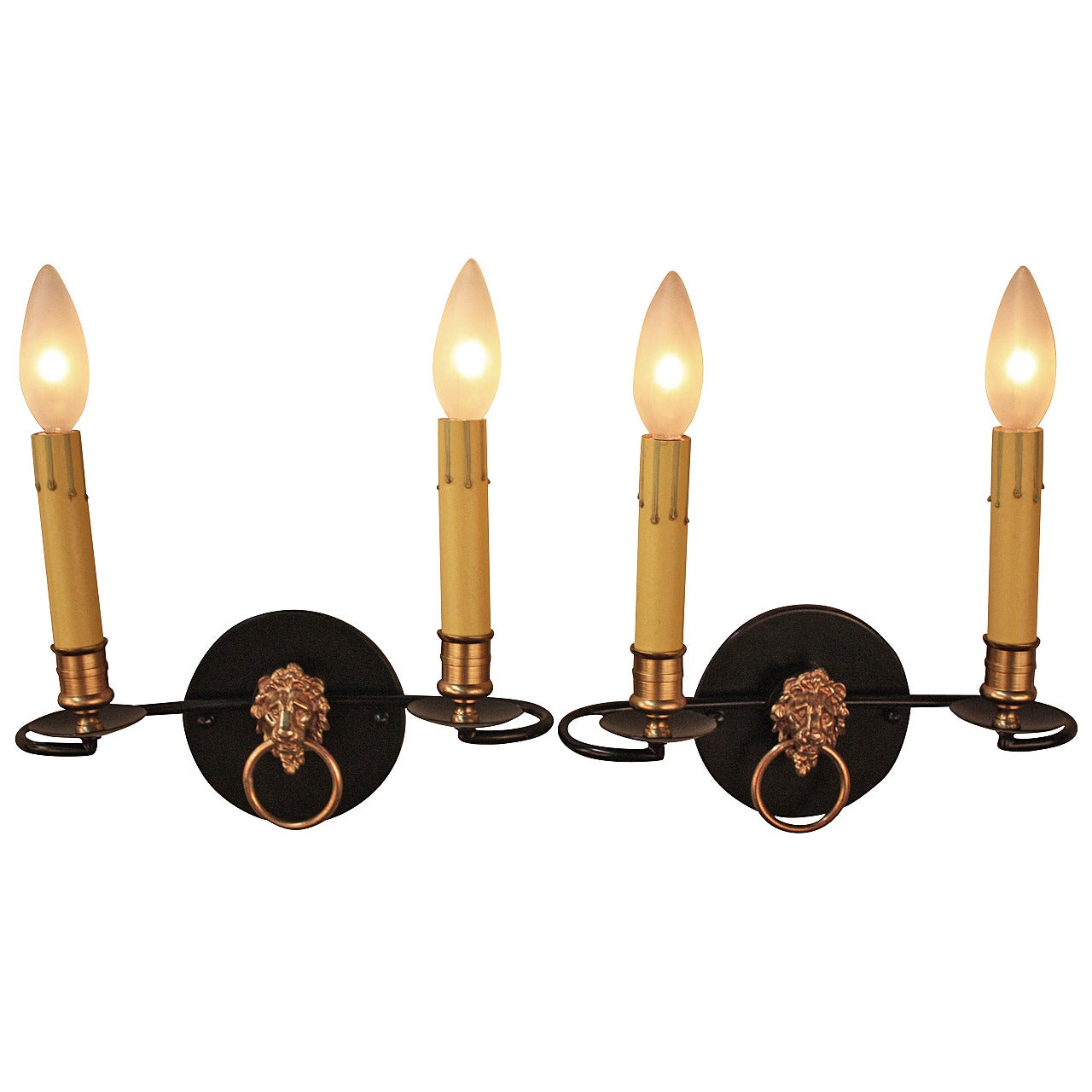 20th Century Empire Wall Sconces For Sale