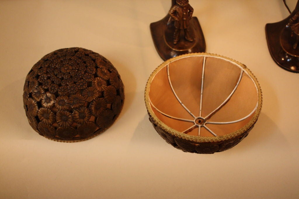Pair Of Bronze Lamps 1