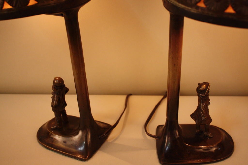 Pair Of Bronze Lamps 4