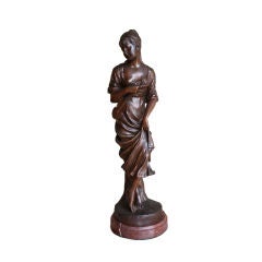 Violin Player Bronze Statue