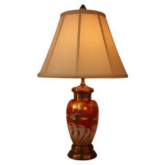 French Porcelain Lamp