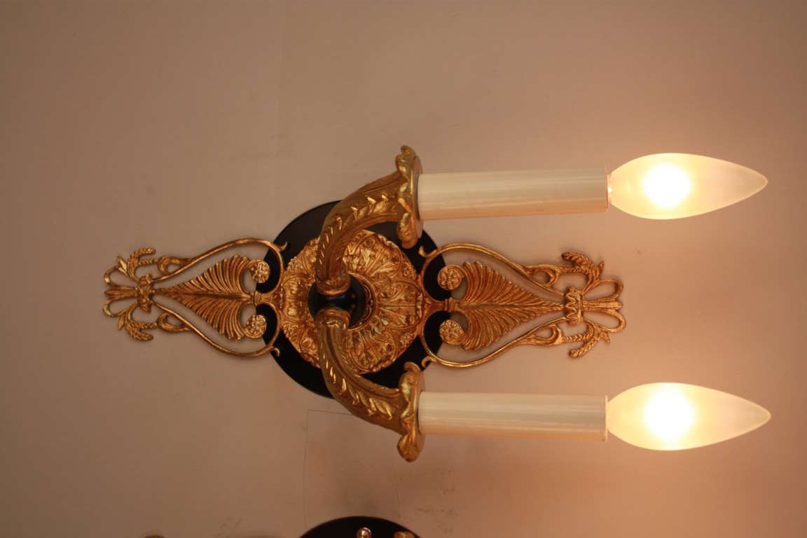 French Pair of Empire Wall Sconces