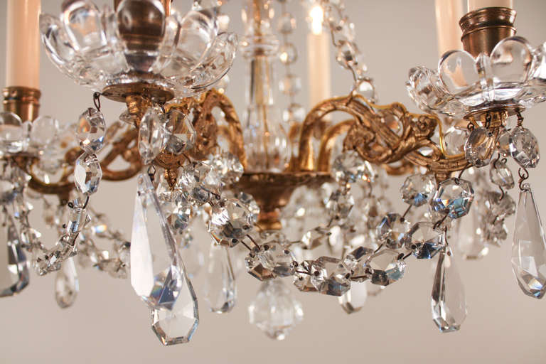 Classic Crystal Chandelier at 1stdibs Classic Crystal Chandelier at 1stdibs