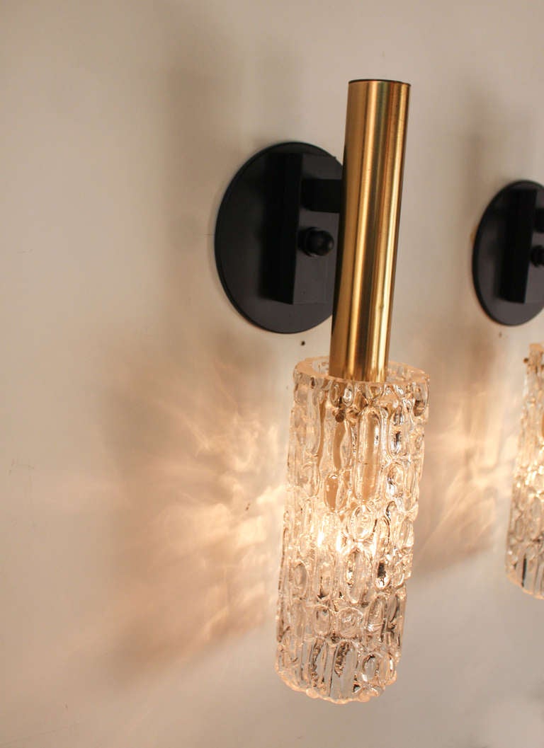 Late 20th Century Pair of Modern Wall Sconces