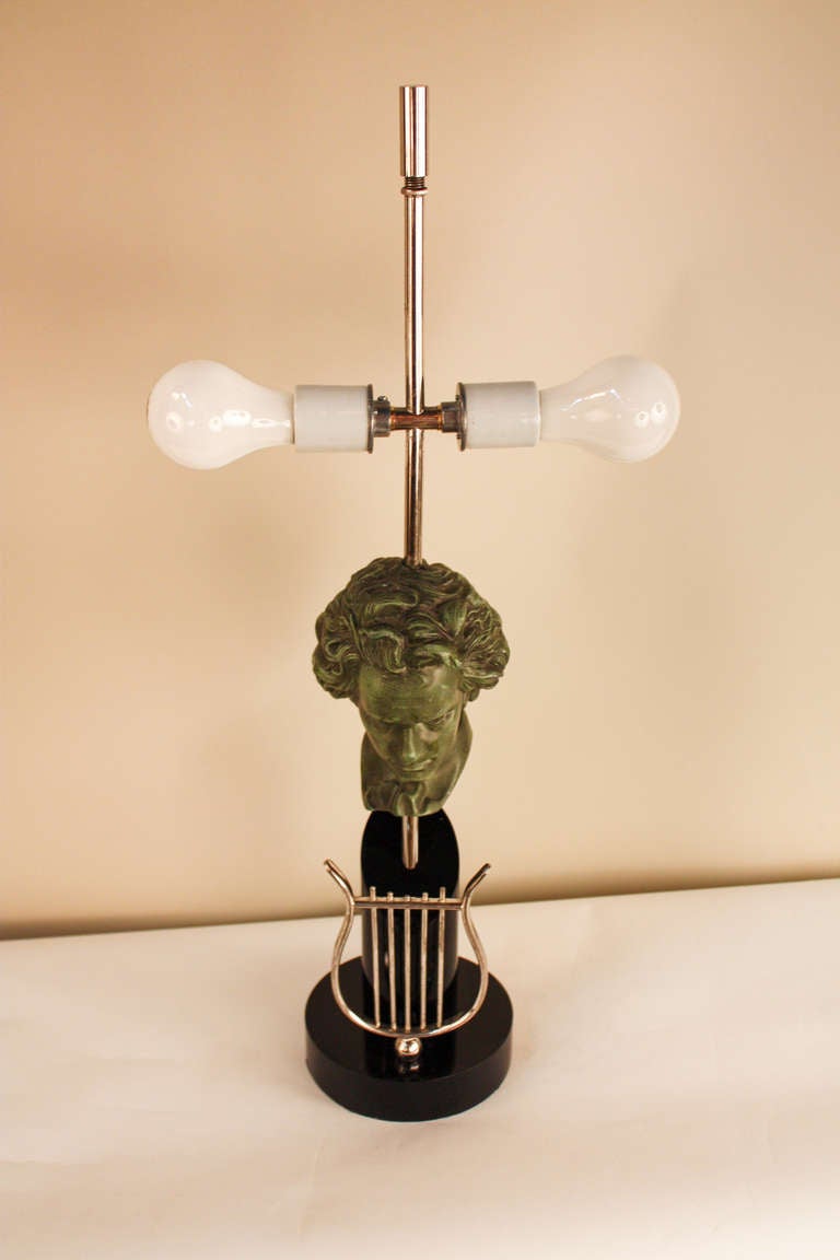 Mid-Century Beethoven Table Lamp 1
