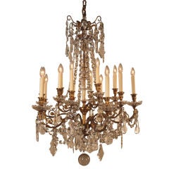 French 19 Century baccarat crystal chandelier