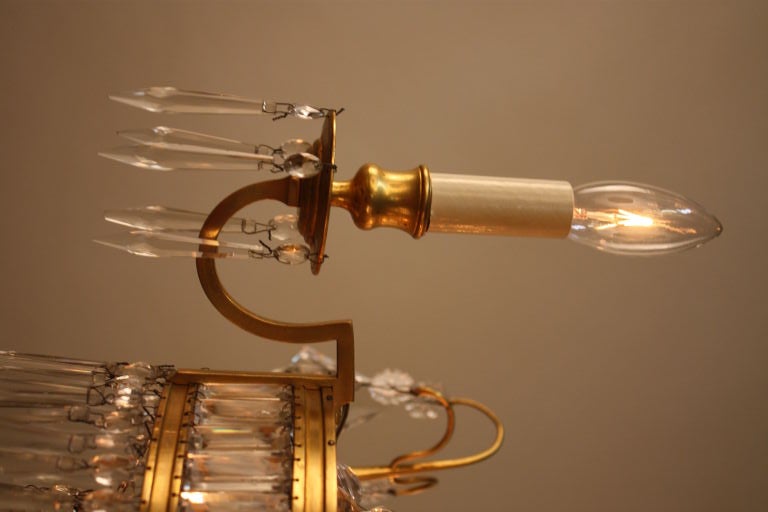 20th Century French Dore Chandelier