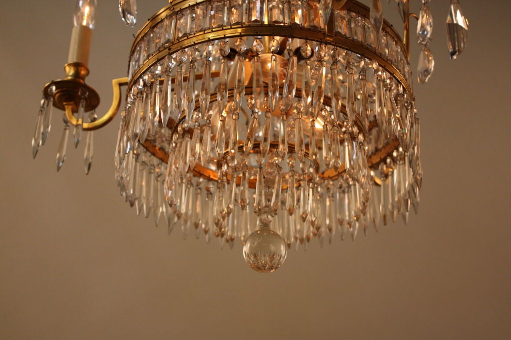 French Dore Chandelier 1