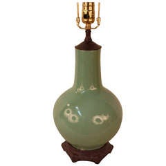 Antique American Pottery Lamp