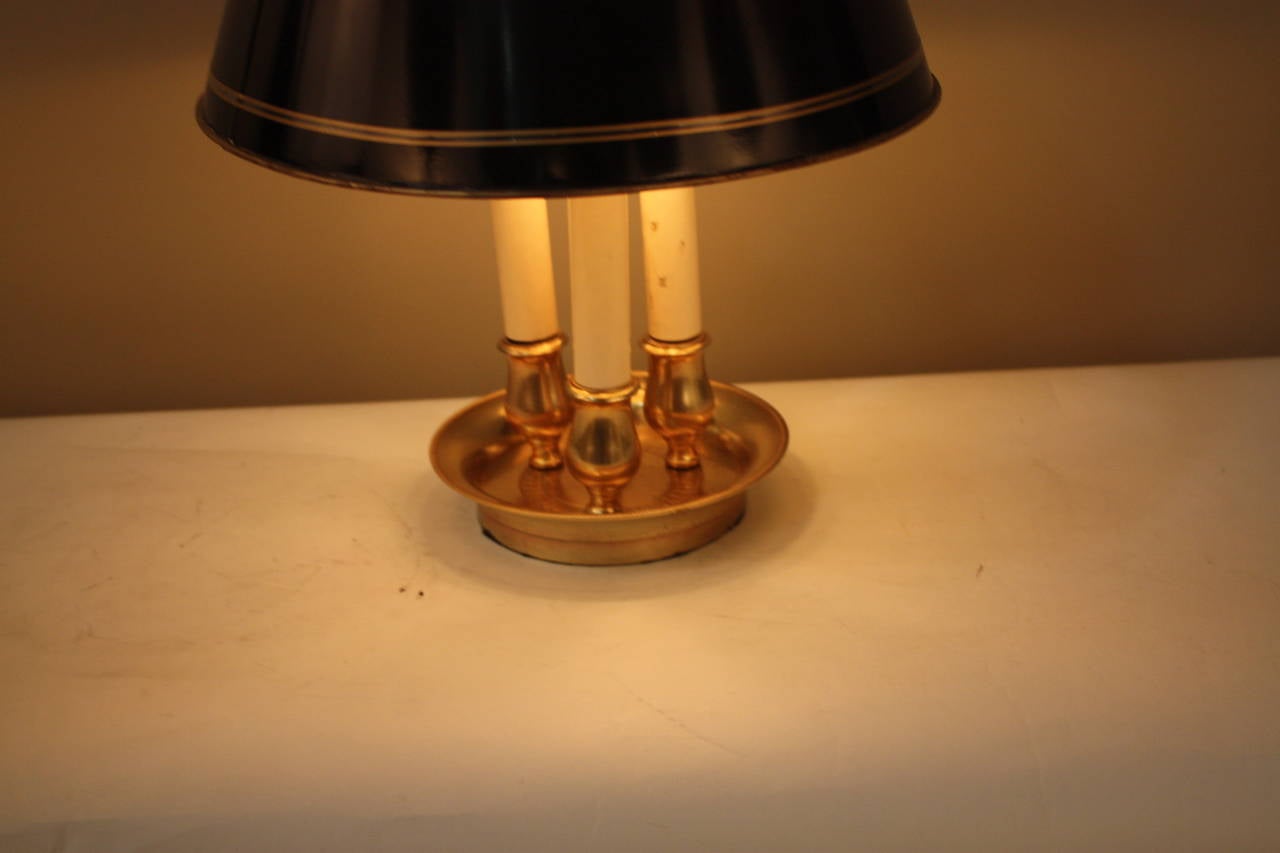 Empire French Bronze Desk Lamp