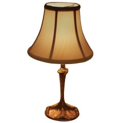 Bronze Table Lamp By G Leleu
