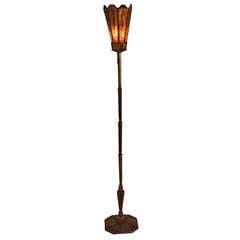 Vintage American Art Deco Floor Lamp