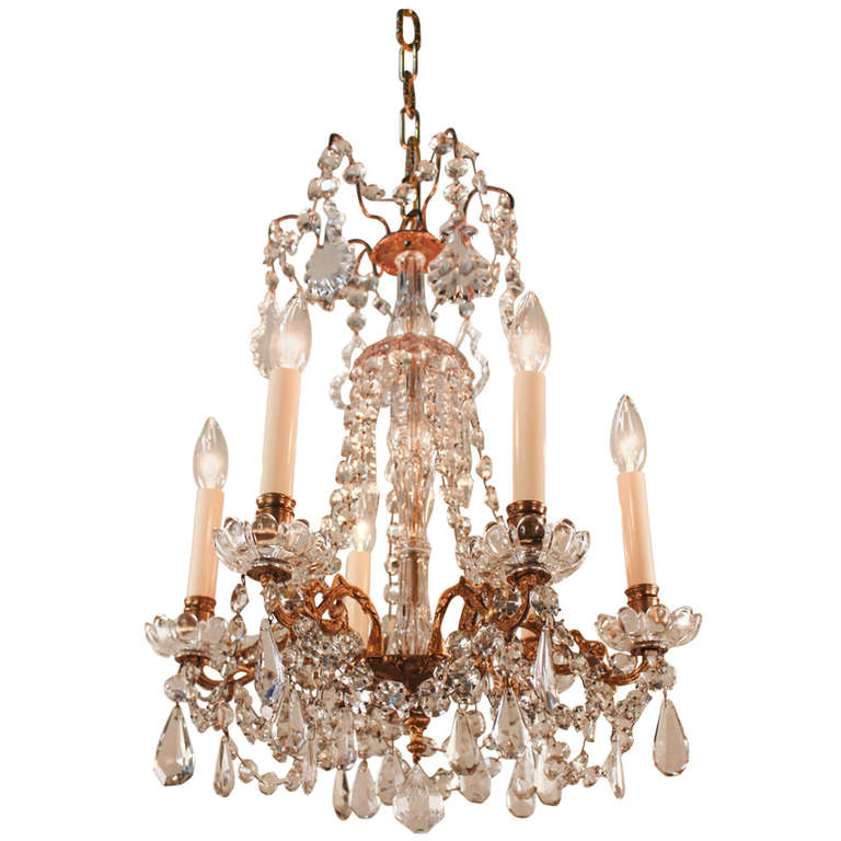 Classic Crystal Chandelier at 1stdibs