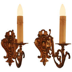 Pair of Art Nouveau Wall Sconces
