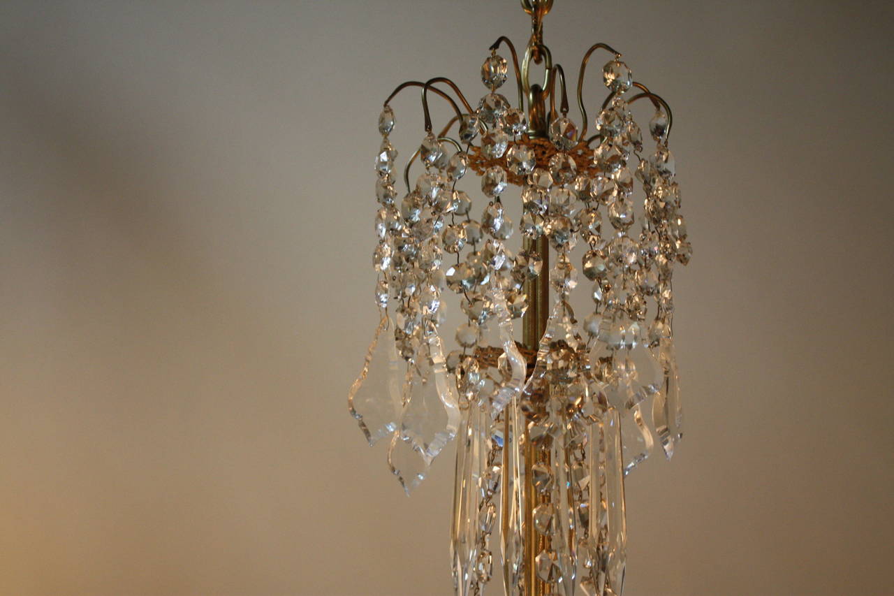 19th Century French Crystal Chandelier 4