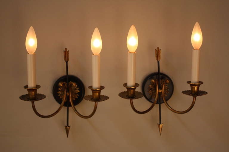French Empire Style Wall Sconces