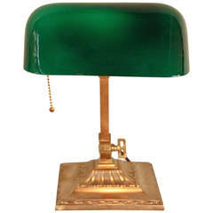Antique Classic Emeralite Desk Lamp