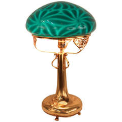 Antique Gorgeous Gold American Table Lamp