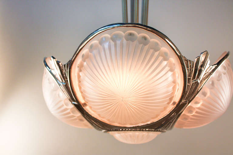 Mid-20th Century French Art Deco Chandelier