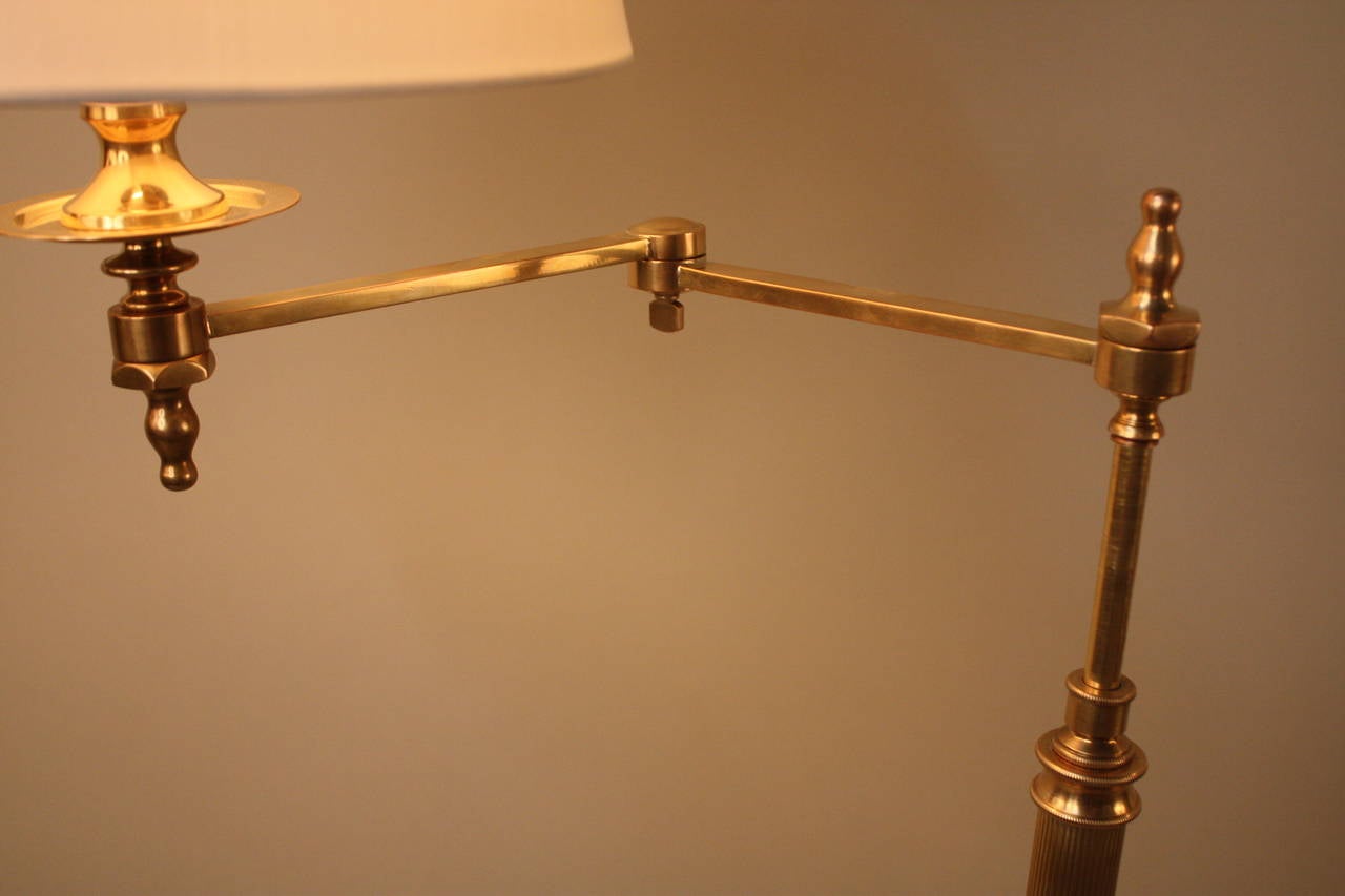 French Bronze Adjustable Floor Lamp 1