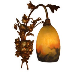 French Bronze Wall Sconce
