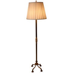 Antique French Bronze Floor Lamp