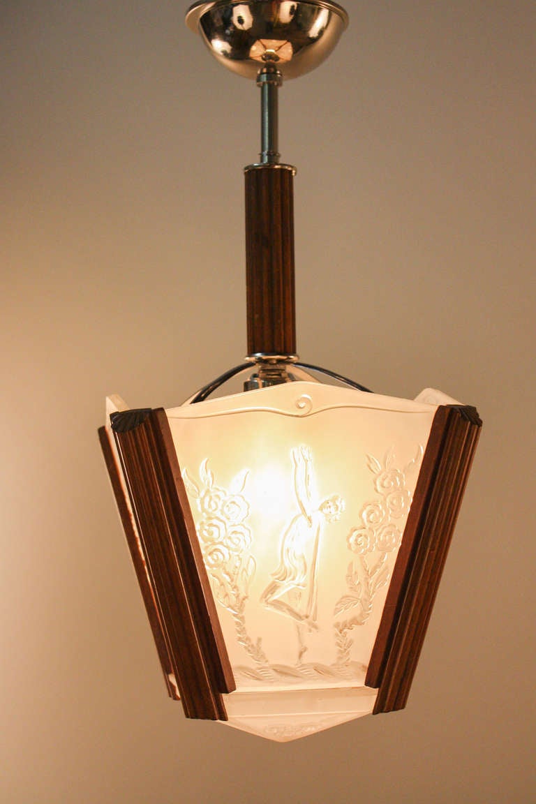 Art Deco Lantern In Good Condition In Fairfax, VA
