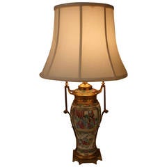 19th Century French Table Lamp