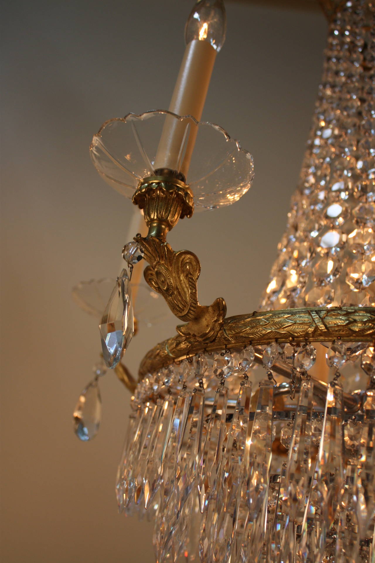 Spanish Crystal Chandelier at 1stDibs