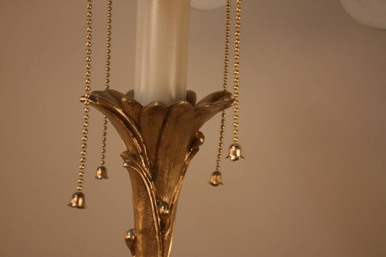 Mid-20th Century Elegant Floor Lamp by Maison Bagues