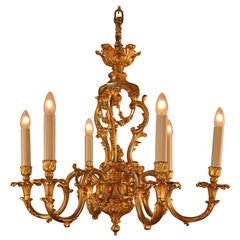 Doré Bronze Chandelier