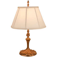 Art Nouveau Bronze Table Lamp