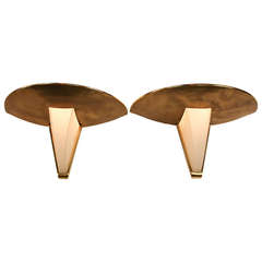 Pair of Art Deco Wall Sconces by Jean Perzel