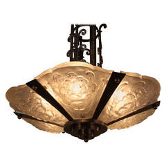 French Art Deco Chandelier