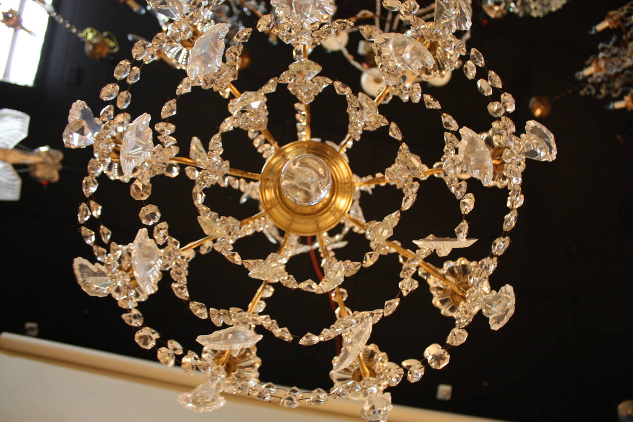French 19th Century Crystal Chandelier 1