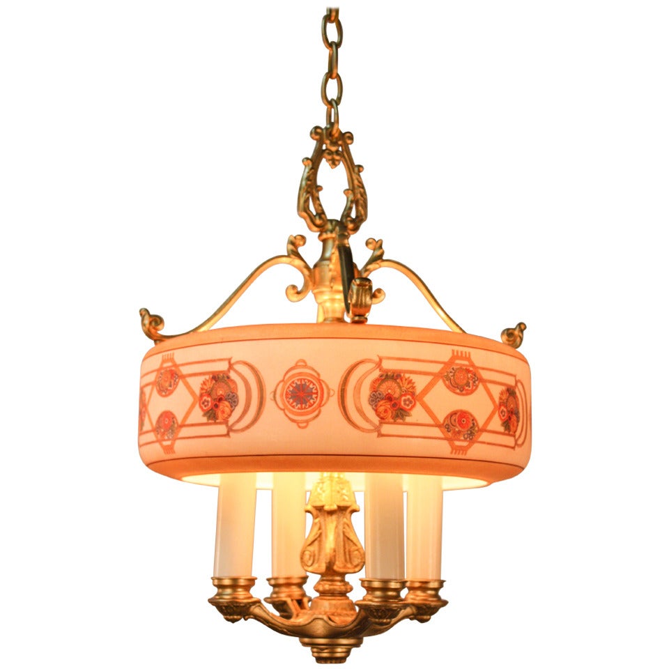 1930s Chandelier by Litolier