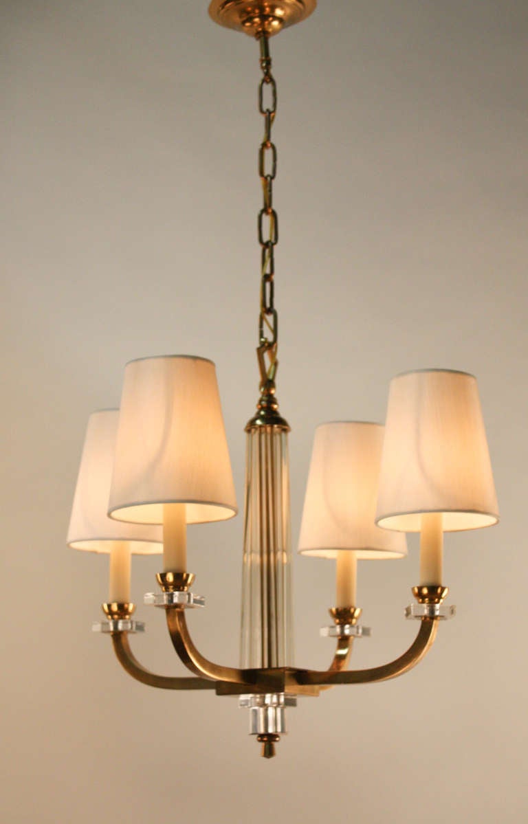 French Chandelier by Jacques Adnet
