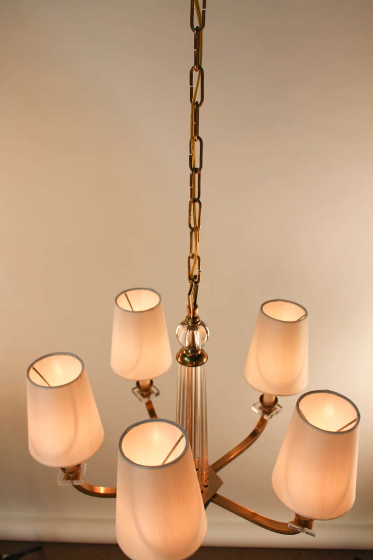 Chandelier by Jacques Adnet 1
