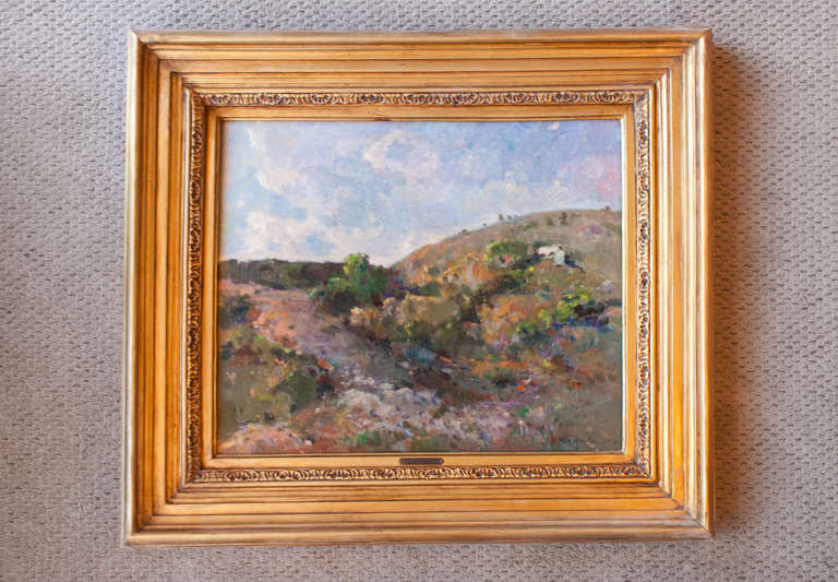 Oil Painting by Manuel Sagnier In Good Condition In Fairfax, VA