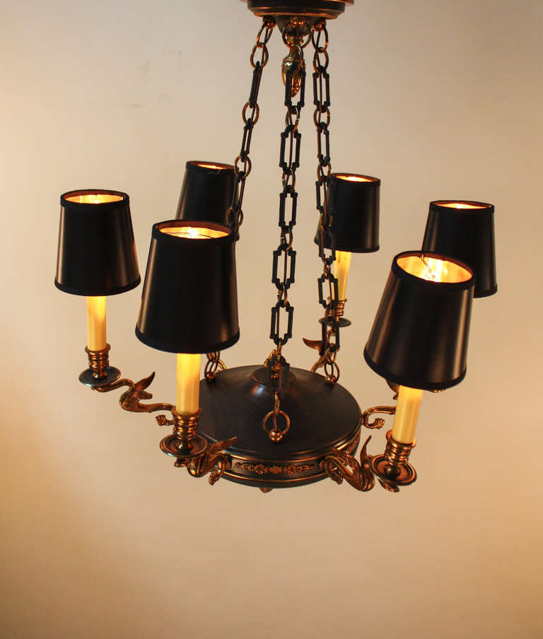 Mid-20th Century French Empire Style Chandelier