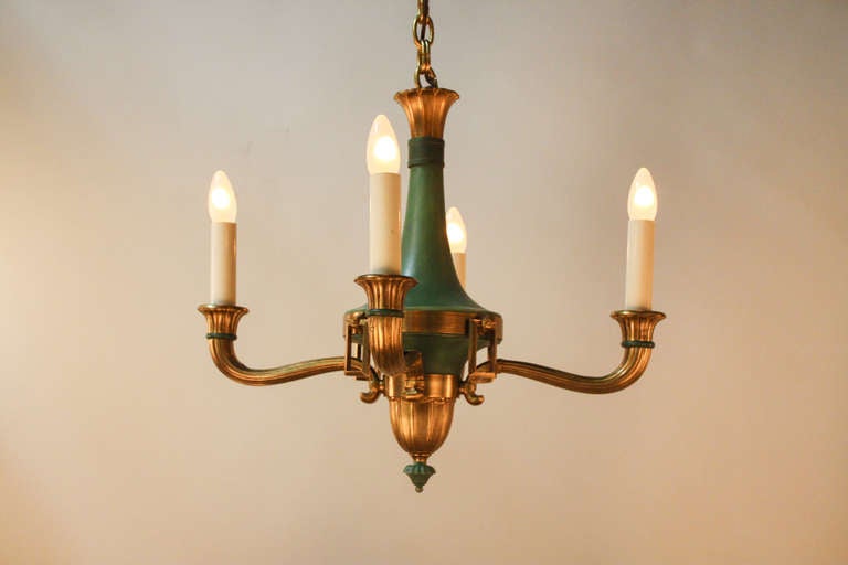 French Chandelier by Petitot In Good Condition In Fairfax, VA