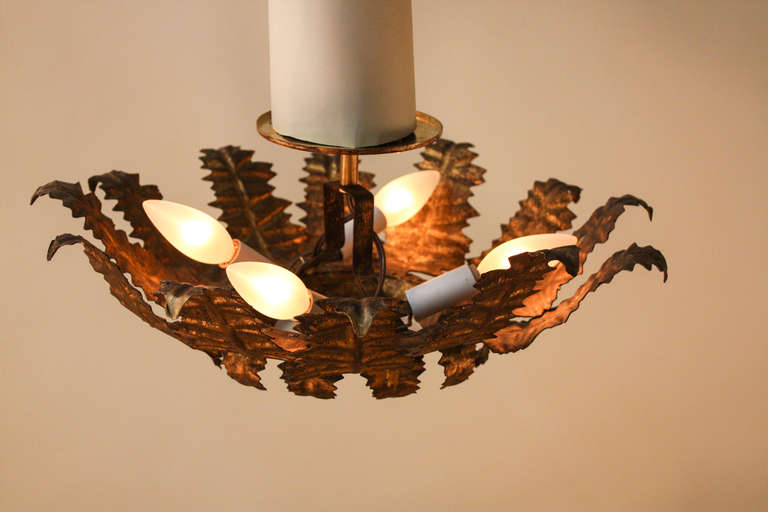 Spanish Flush Mount Light at 1stDibs